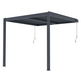   G21 Trenton Premium 3x3 m bioklimatikus pergola, antracit alumínium