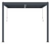 G21 Trenton Premium 3x3 m bioklimatikus pergola, antracit alumínium