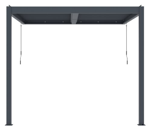 G21 Trenton Premium 3x3 m bioklimatikus pergola, antracit alumínium