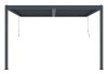 G21 Trenton Premium 4x4 m bioklimatikus pergola, antracit alumínium