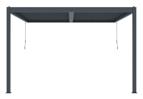 G21 Trenton Premium 4x4 m bioklimatikus pergola, antracit alumínium