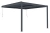 G21 Trenton Premium 4x4 m bioklimatikus pergola, antracit alumínium