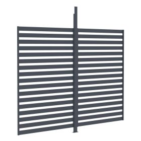   G21 kiegészítő fix lamellás fal 3x2,6 m Trenton pergolához