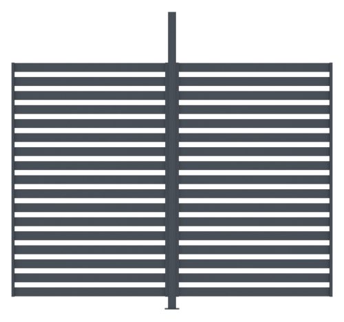 G21 kiegészítő fix lamellás fal 3x2,6 m Trenton pergolához