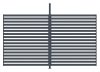 G21 kiegészítő fix lamellás fal 4x2,6 m Trenton pergolához