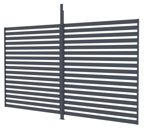 G21 kiegészítő fix lamellás fal 4x2,6 m Trenton pergolához