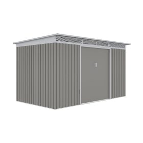Kerti ház G21 GRAH 700 - 340 x 206 cm, metál szürke