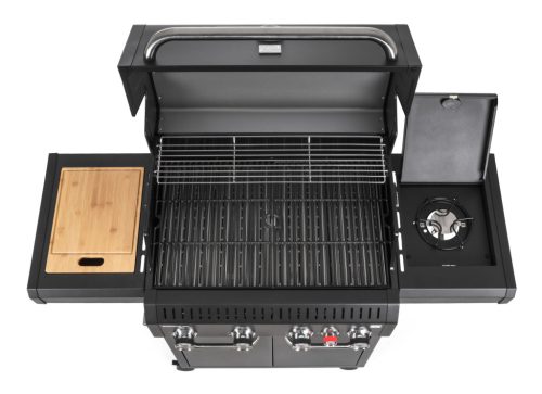 G21 Alabama Black BBQ Premium Line gázgrill, 5 égő + nyomáscsökkentő szelep ingyen