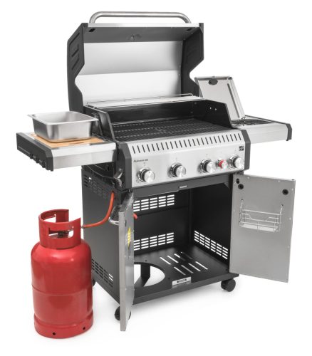 G21 Alabama Silver BBQ Premium Line gázgrill, 5 égő + redukciós szelep ajándékba