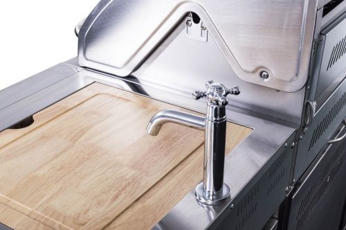 G21 Arizona gázgrill, BBQ Premium Line konyha 6 égőfej + ajándék nyomáscsökkentő