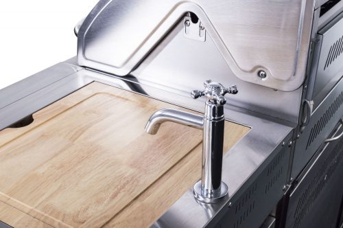 G21 Nevada BBQ konyha Premium Line gázgrill, 8 égőfej + ajándék nyomáscsökkentő
