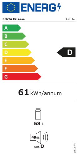 G21 kompresszoros hűtőláda, 60 l