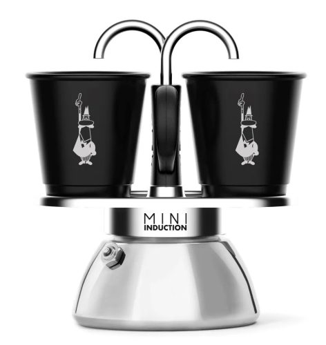 Bialetti Mini Express szett indukciós 2 adagos fekete