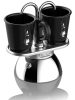 Bialetti Mini Express szett indukciós 2 adagos fekete