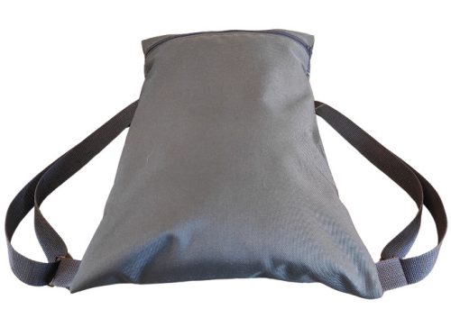 Szürke hátizsák 33x49 cm