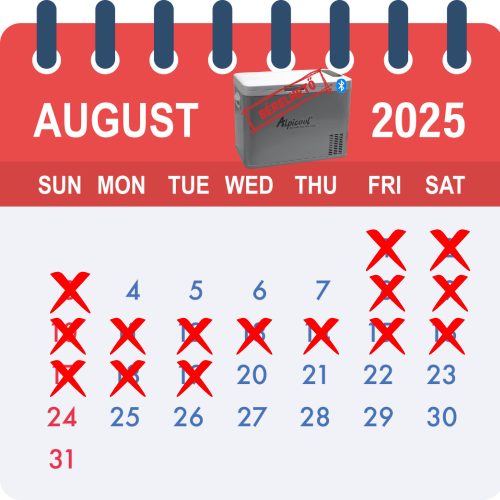 Bérelhető Alpicool Kompresszoros hűtő 35 l APP