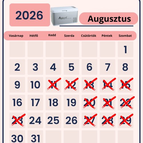 Bérelhető Alpicool Kompresszoros hűtő 25 l APP