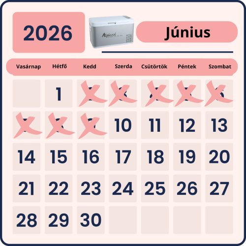 Bérelhető Alpicool Kompresszoros hűtő 25 l APP