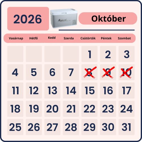 Bérelhető Alpicool Kompresszoros hűtő 25 l APP