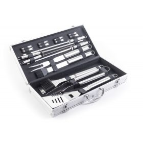 G21 Grillező segédeszköz szett 17 db, alumínium koffer