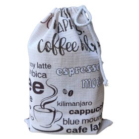 Kávés zsák 15cmx24 cm, 19cmx26cm, 24cmx35cm méretben