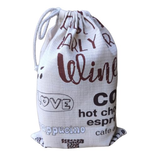 Kávés zsák 15cmx24 cm, 19cmx26cm, 24cmx35cm méretben