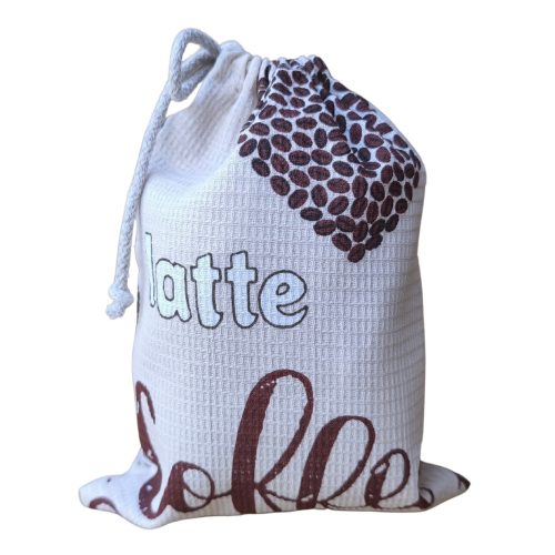 Kávés zsák 15cmx24 cm, 19cmx26cm, 24cmx35cm méretben