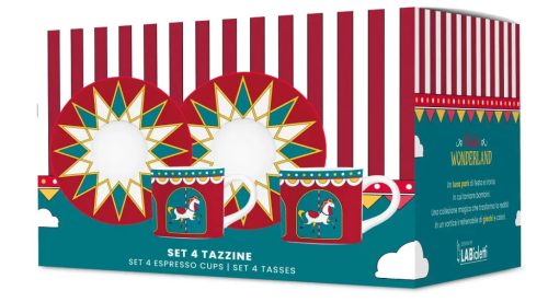 Bialetti Csésze és csészealj szett, 4 darab - Winter Wonderland