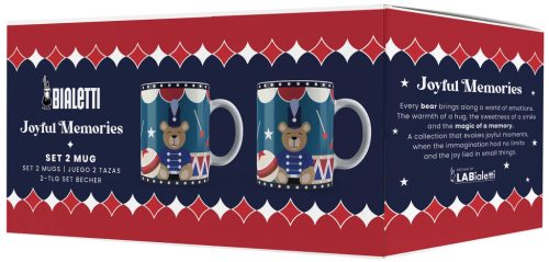 Bialetti Karácsonyi Maci - bögre szett 2db