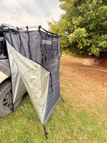 Offroad zuhanysátor sötétszürke