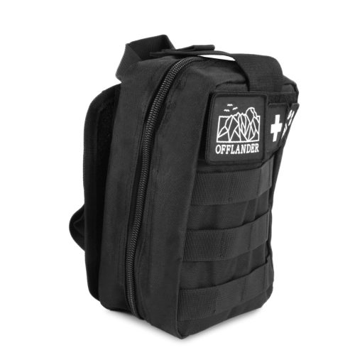 OFFLANDER TAKTIKAI MOLLE táska fekete tépőzáras elsősegély készlethez