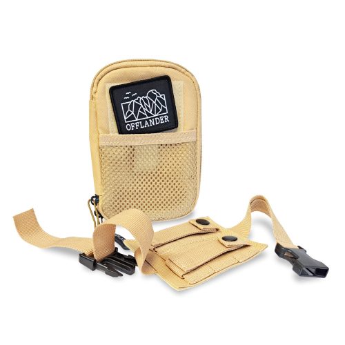 OFFLANDER MOLLE taktikai táska tépőzárral dokumentumokhoz khaki