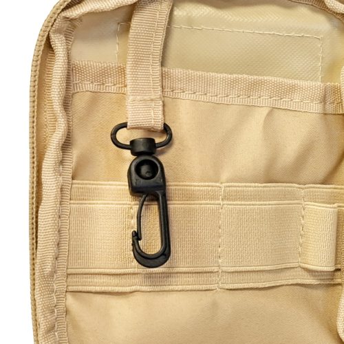 OFFLANDER MOLLE taktikai táska tépőzárral dokumentumokhoz khaki