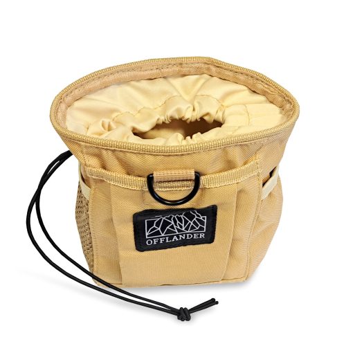 OFFLANDER MOLLE nyitott taktikai táska tépőzárral, khaki