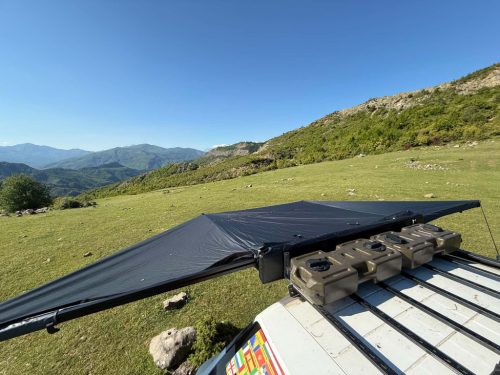 Offroad 180°-os Omnistor szabadon álló árnyékoló (2,0 m) – szürke