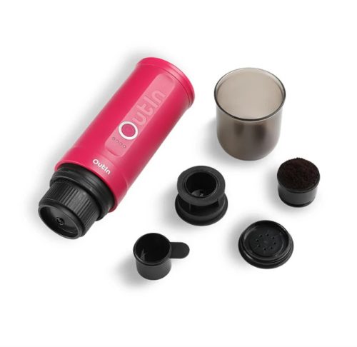 Outin Nano akkumulátoros hordozható kávéfőző - Crimson Red (bíborvörös)