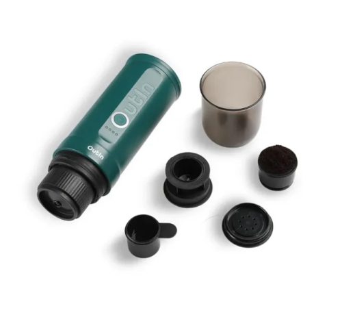 Outin Nano akkumulátoros hordozható kávéfőző - OutIn Teal (kékes-zöld)