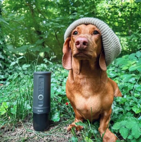 Outin Nano akkumulátoros hordozható kávéfőző - Space Grey (szürke)