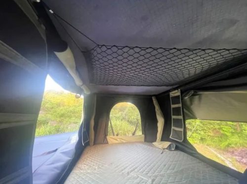 Offroad alumínium tetősátor párhuzamosan nyíló