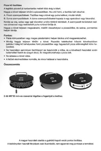 G21 Pizza sütő kerti grillekhez