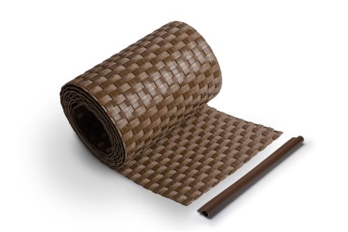 Rattan Kerítésszalag panelekhez 19/255 cm barna RD 01