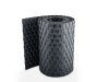 Rattan Kerítésszalag panelekhez 19/255 cm acél RD03