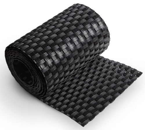 Rattan Kerítésszalag panelekhez 19/255 cm RD04 FEKETE