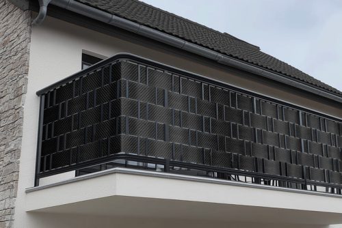 Rattan Kerítésszalag panelekhez 19/255 cm RD04 FEKETE