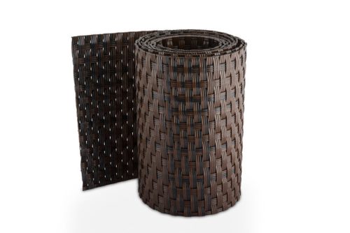 Rattan Kerítésszalag panelekhez 19/255 cm mix barna RD06