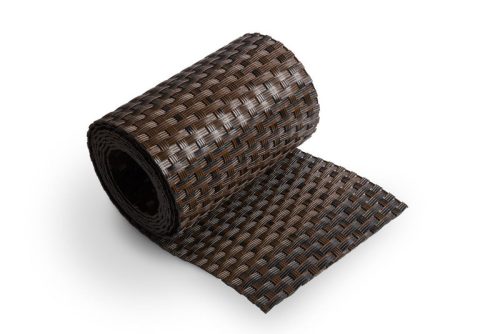 Rattan Kerítésszalag panelekhez 19/255 cm mix barna RD06