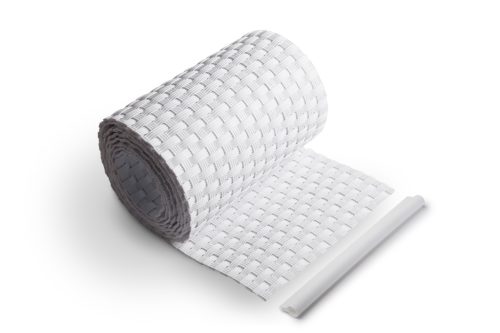 Rattan Kerítésszalag panelekhez 19/255 cm fehér RD 07