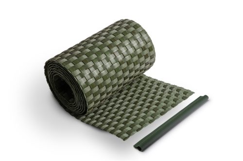 Rattan Kerítésszalag panelekhez 19/255 cm zöld RD12