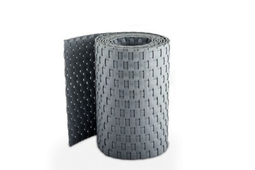 Rattan Kerítésszalag panelekhez 19/255 cm világos szürke RD 17