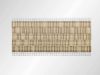 Rattan Kerítésszalag panelekhez 19/255 cm, krémszínű RD18